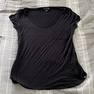 Rock & Republic Shimmer Black Top